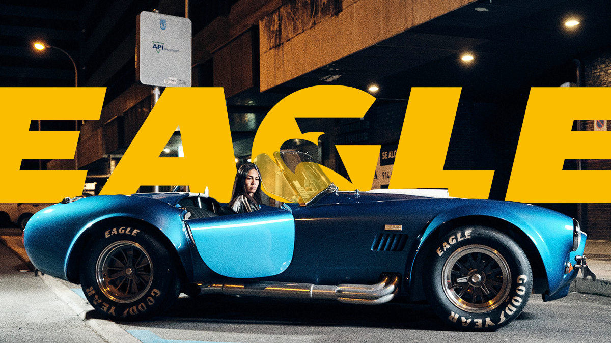 EAGLE | Vintage car with Eagle Goodyear Tires on