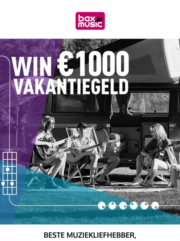De zomer komt eraan... Tijd om je muzikale dromen waar te maken? ☀️🎶