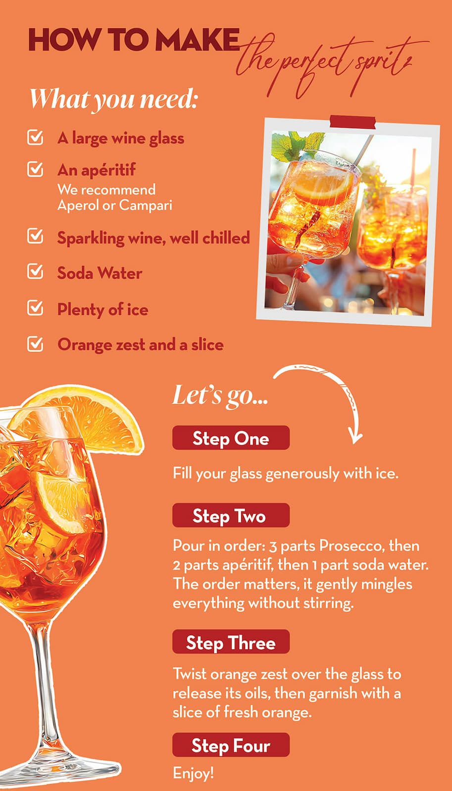 How to make the perfect Spritz