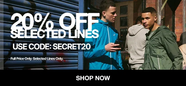20% off Selected Lines 