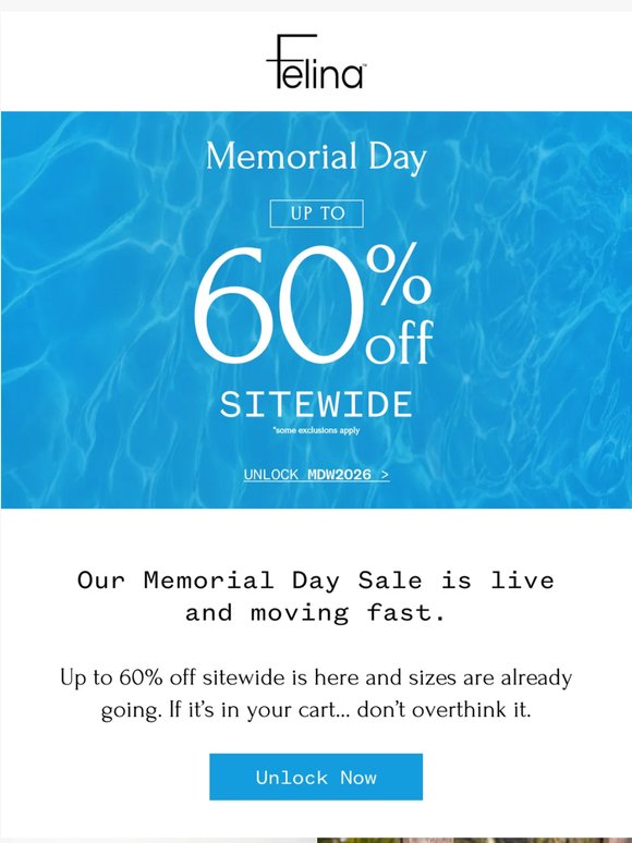 ♡ 30–60% Off Sitewide Ends Soon ♡