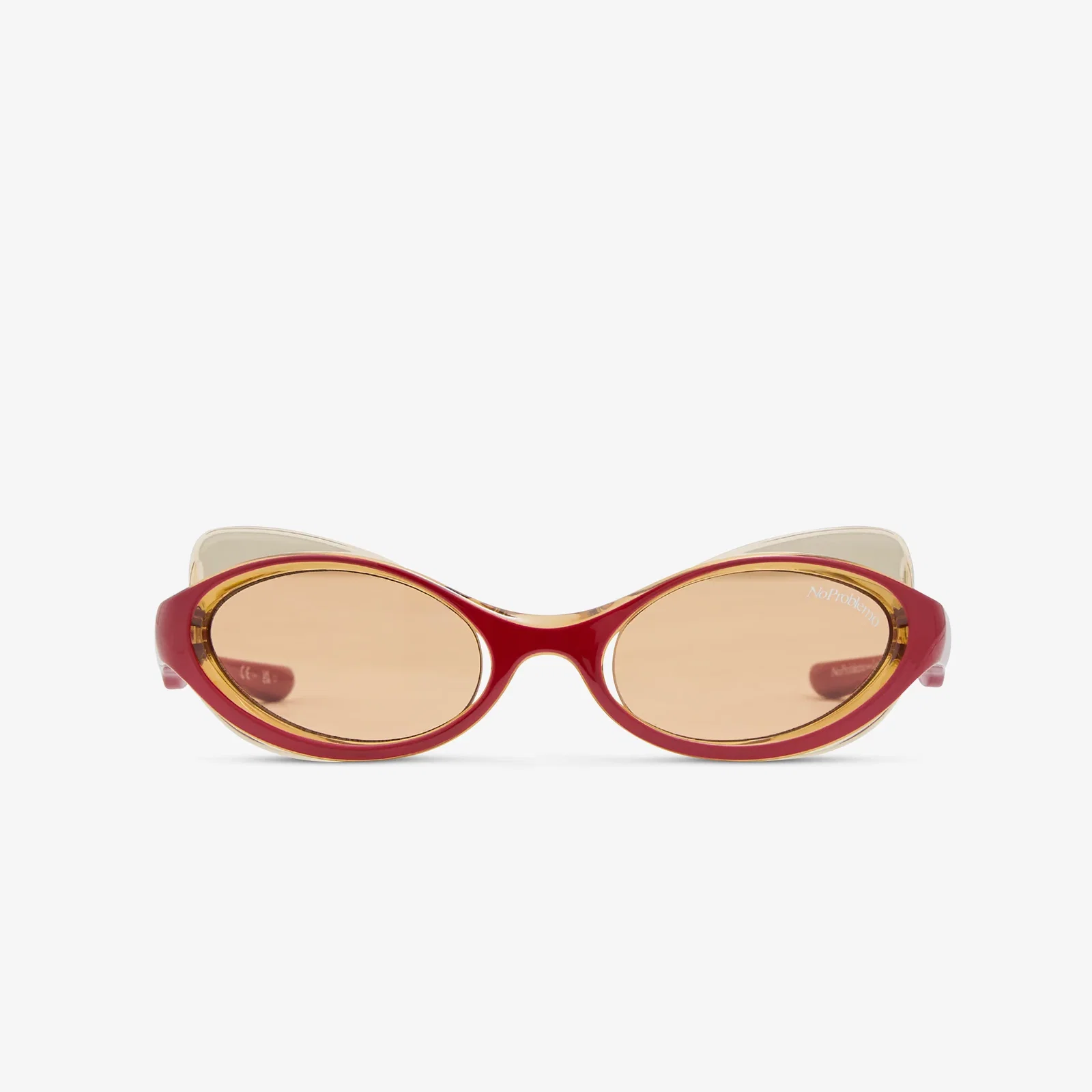 Image of Le Specs x Lyra Bright Red | Yellow Tint
