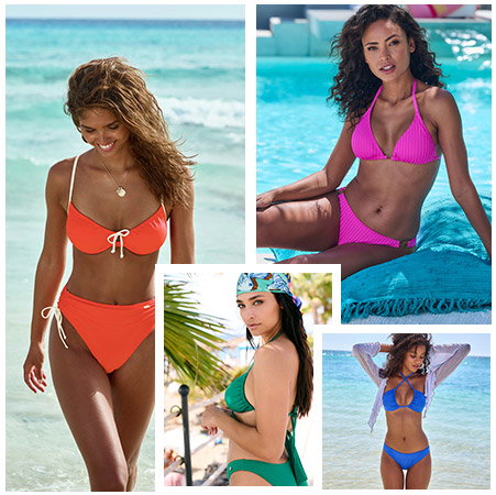 Bunte Bikini Styles