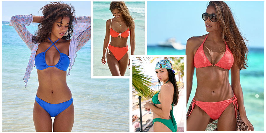 Bunte Bikini Styles