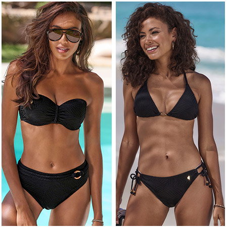 Schwarze Bikinis entdecken