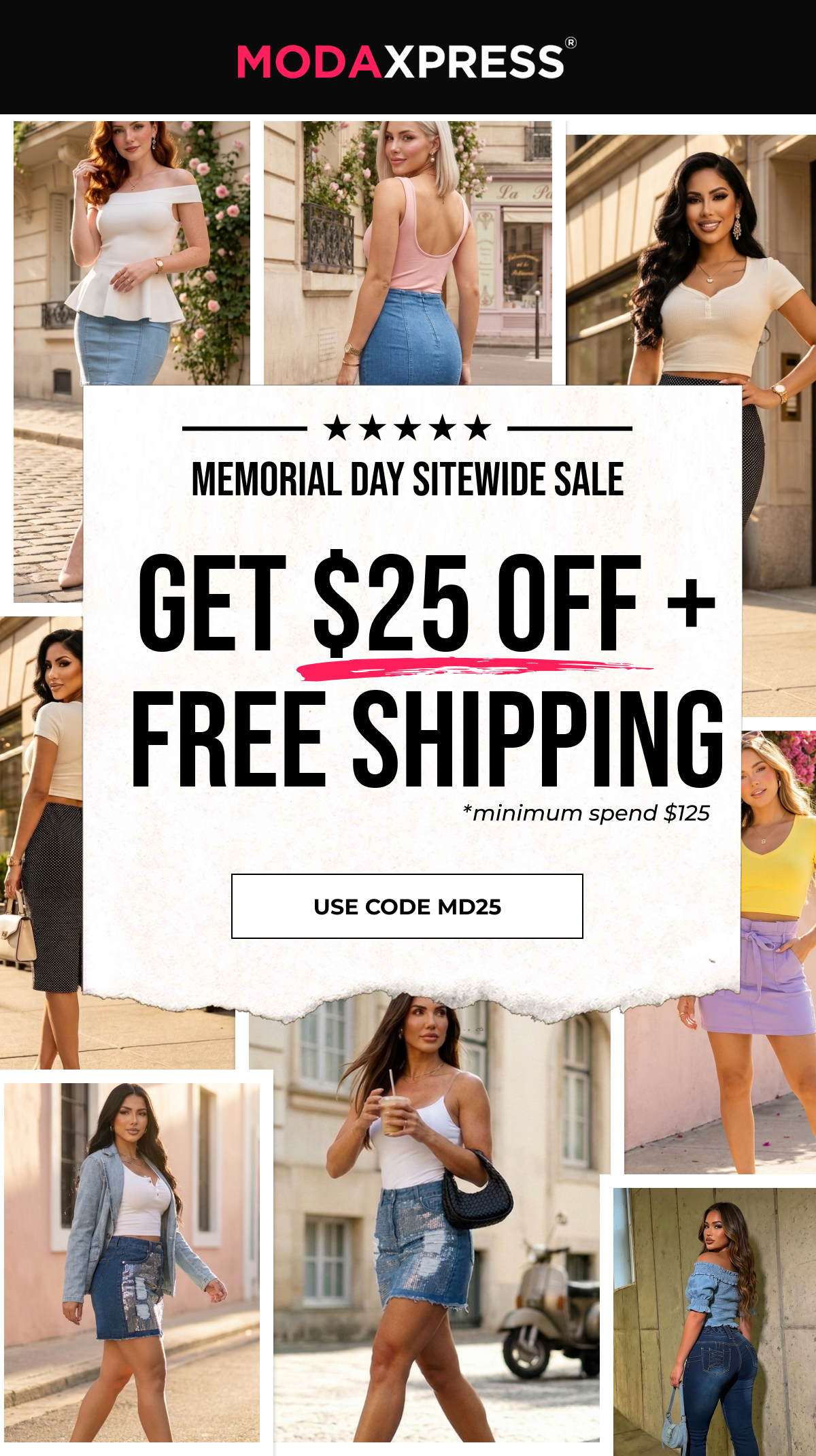 MEMORIAL DAY SITEWIDE SALE