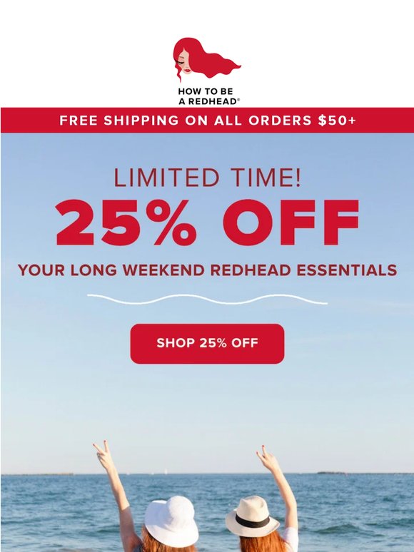 25% OFF Your Best Red Hair 👩‍🦰