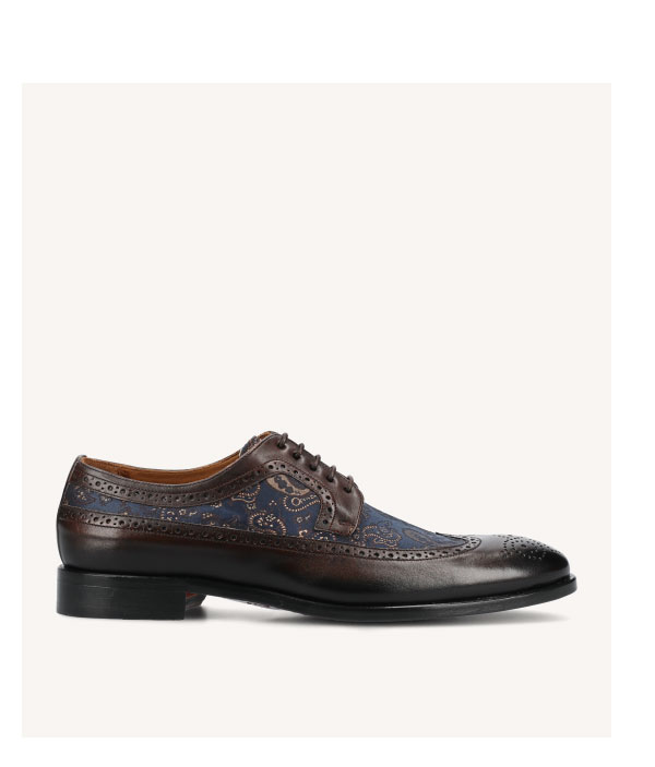 The Preston Shoe in Brown Paisley