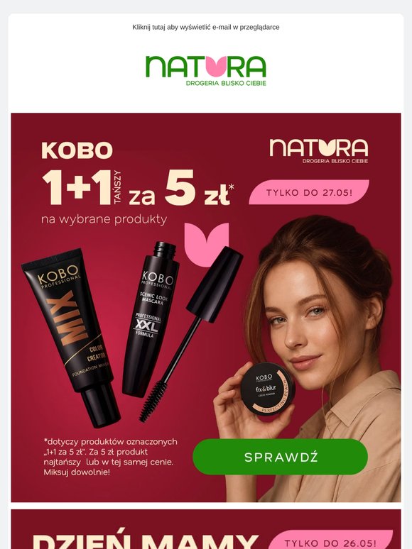 🔥Makijaż z KOBO 1+1 za 5 zł