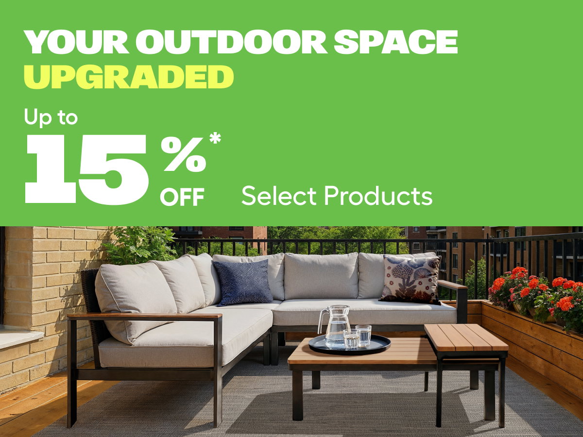 Save 15% on Select Outdoor Products