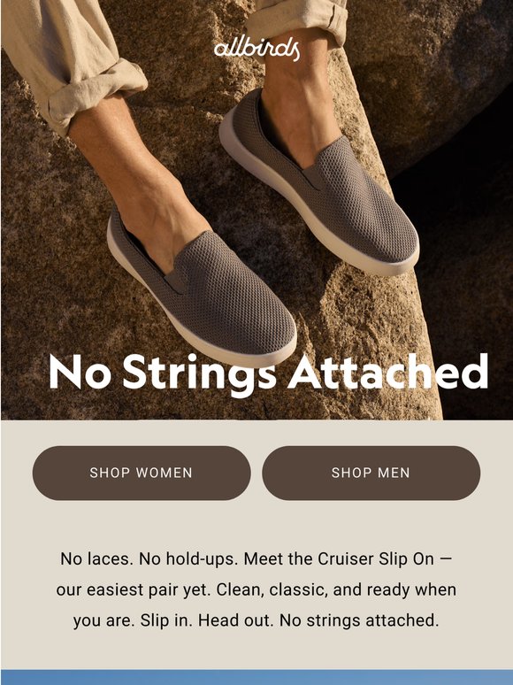 Skip the laces. Go. ⏰