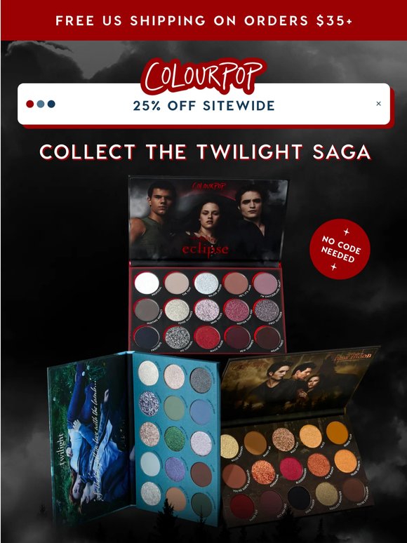 25% off The Twilight Saga 🩸🌲🐺