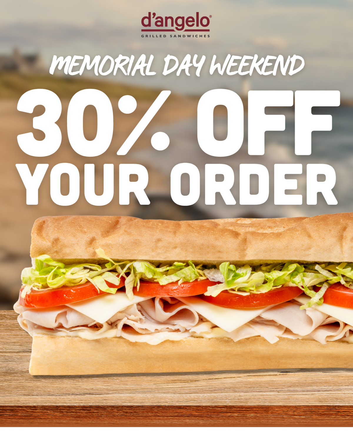 30% OFF your order