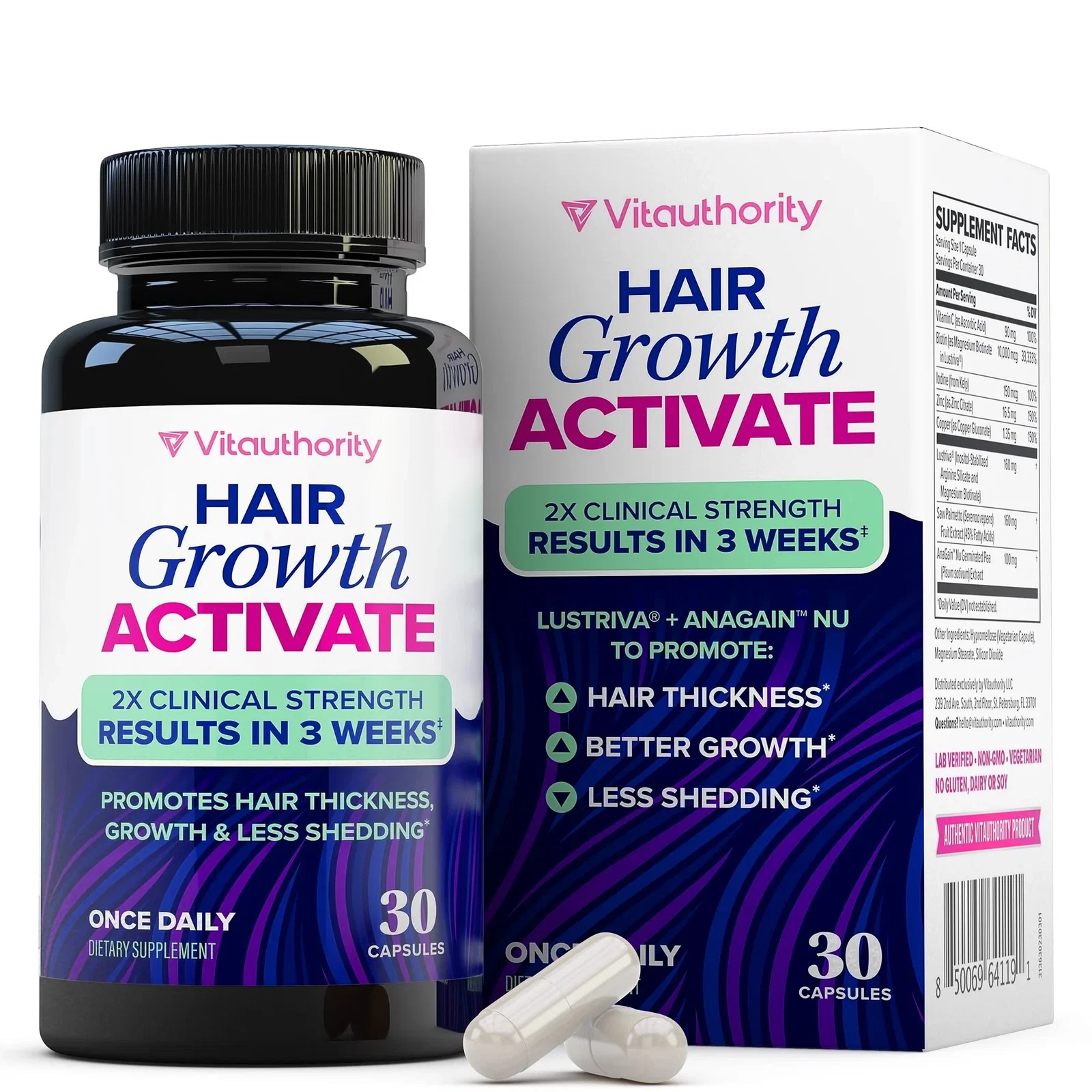 Image of Hair Growth Activate Capsules