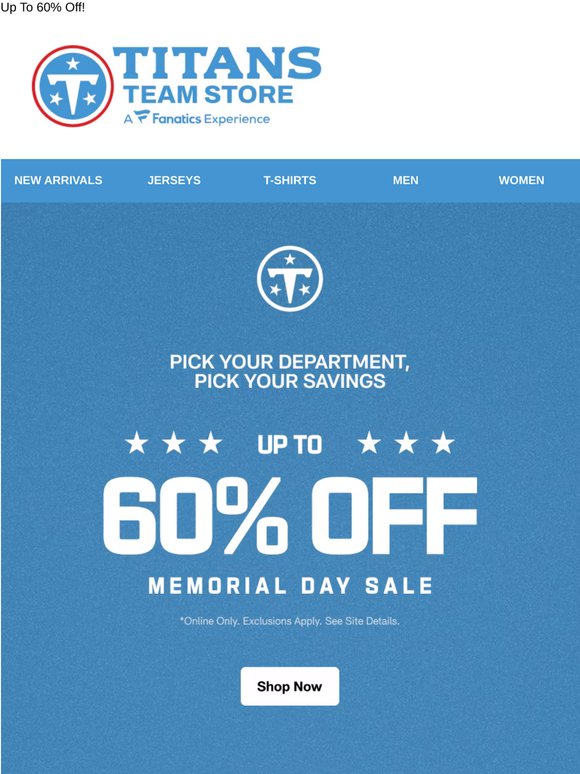 Memorial Day Sale | Shop T-Shirts, Headwear & More