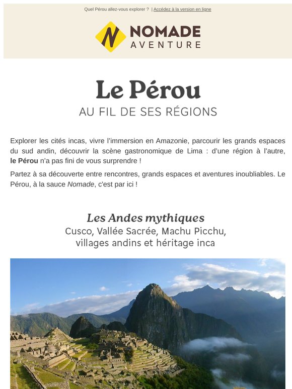 Un Pérou à votre image 🌎