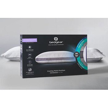 BEDGEAR® Cooling Multi-Position Performance® Pillow - Cooling Threads - Patented Air-X Mesh - Supportive Boost® Latex Foam - Washable Cover