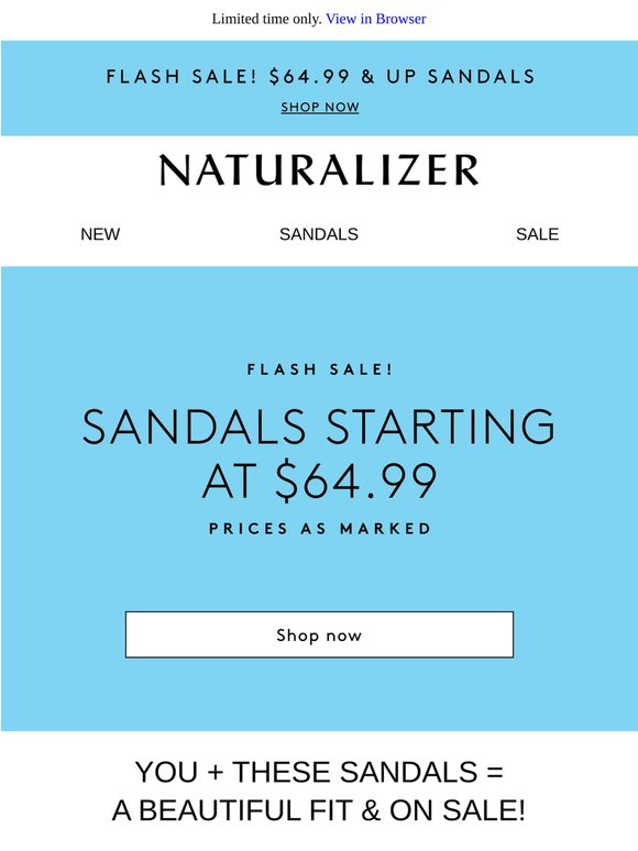 🚨ENDS SOON! Sandals you'll love as low as $64.99