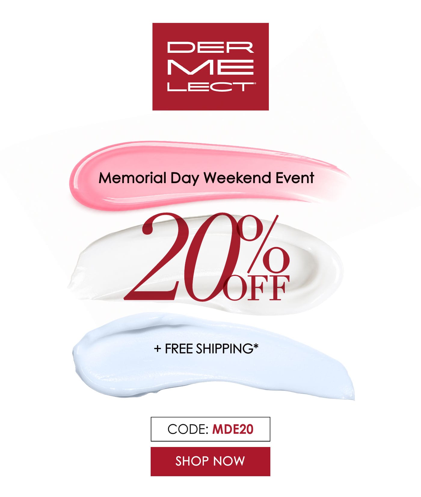 Memorial Day Weekend Event - 20% OFF