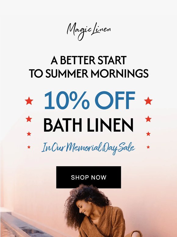 Bath Linen, Now 10% Off