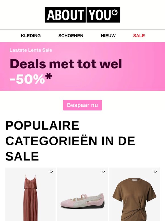 Laatste kans: tot wel 50% korting