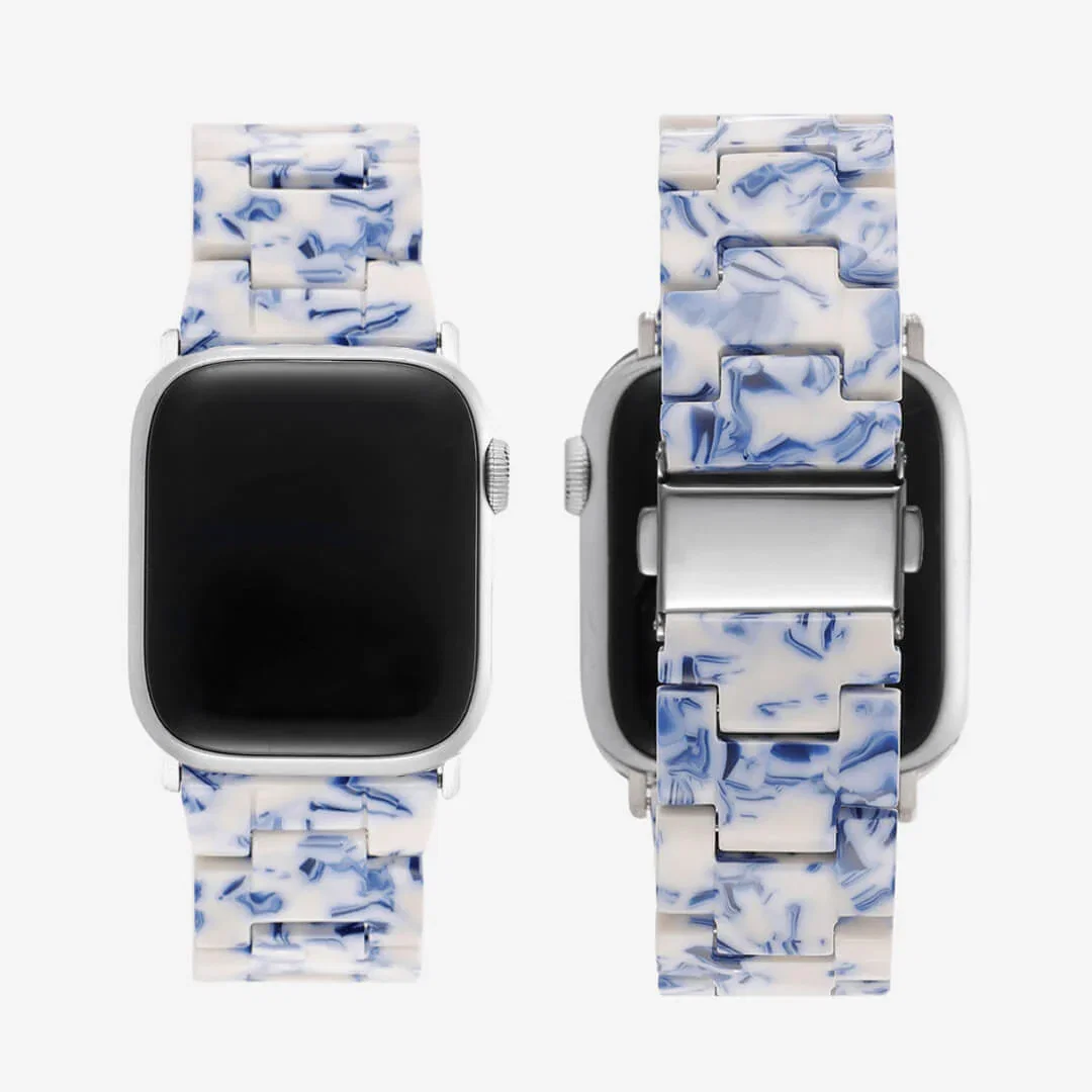 Image of Vienna Apple Watch Band - Porcelain Blue