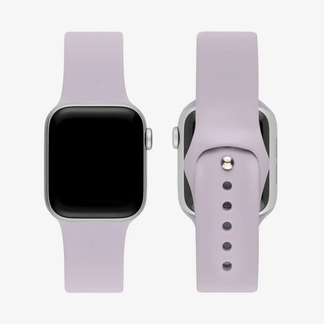 Image of Classic Silicone Apple Watch Band - Mauve