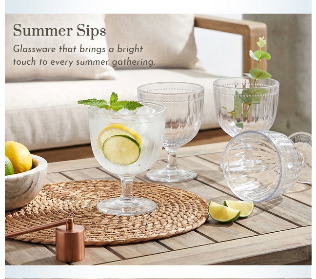 Shop Summer Sips