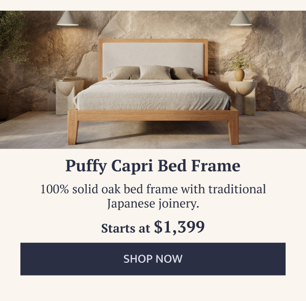 Puffy Capri Bed Frame