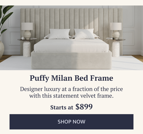 Puffy Milan Bed Frame