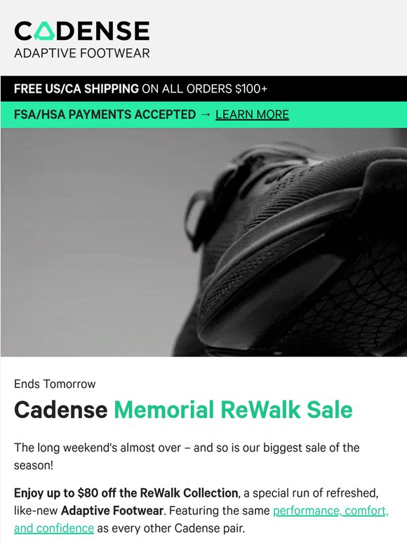 🚨 Ends Soon: Up to $80 off ReWalk Shoes