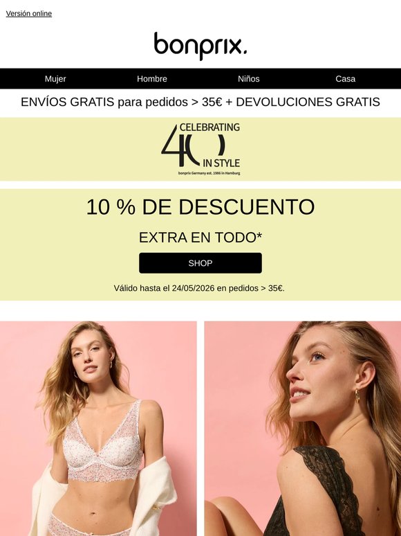 ¡Rápido! Ahorra un 10 %. ¡Solo hoy!