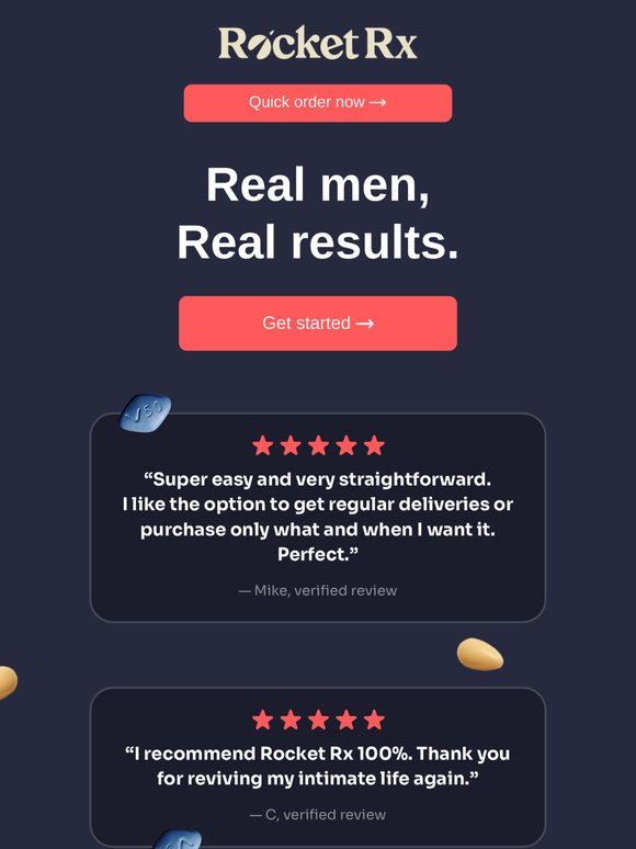 Why do so many men choose us?