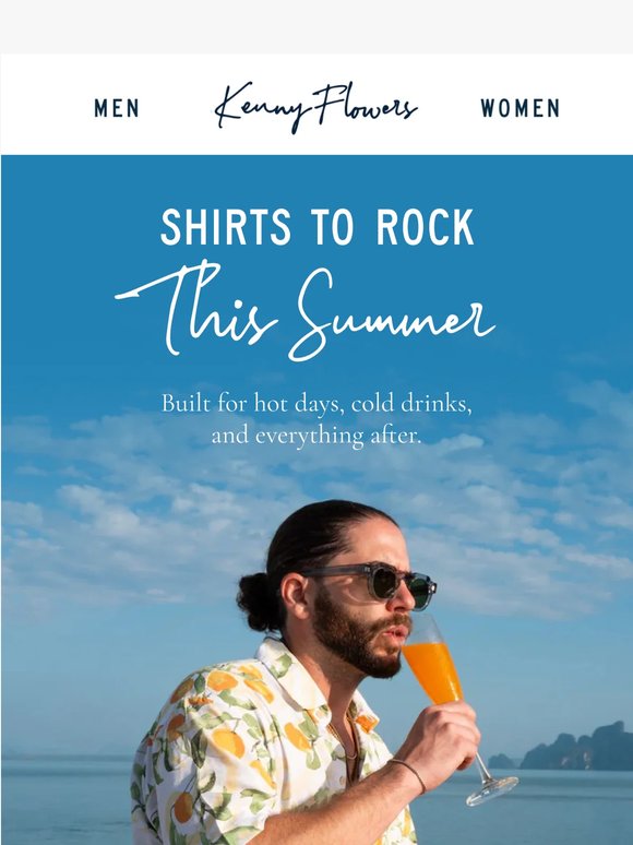 Your Summer Shirts Are Going Fast ☀️