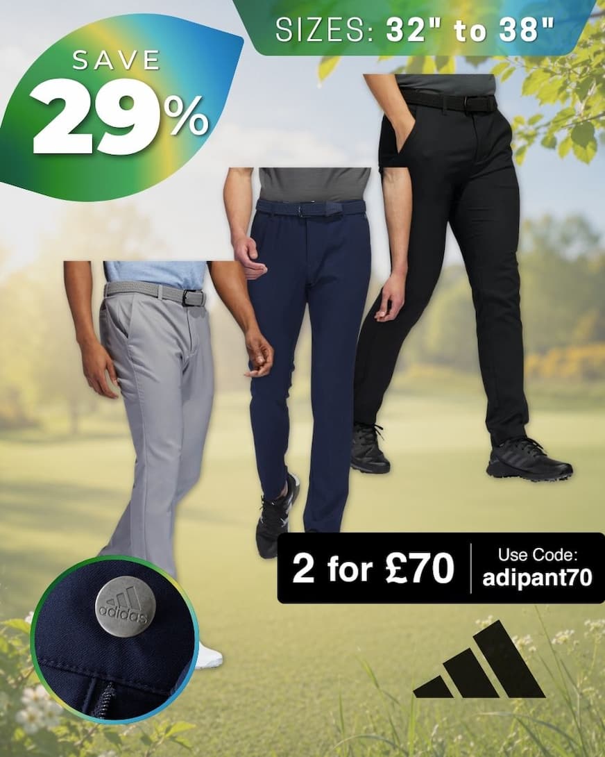 adidas Golf Mens Ultimate365 Primegreen Tapered Pant Trousers