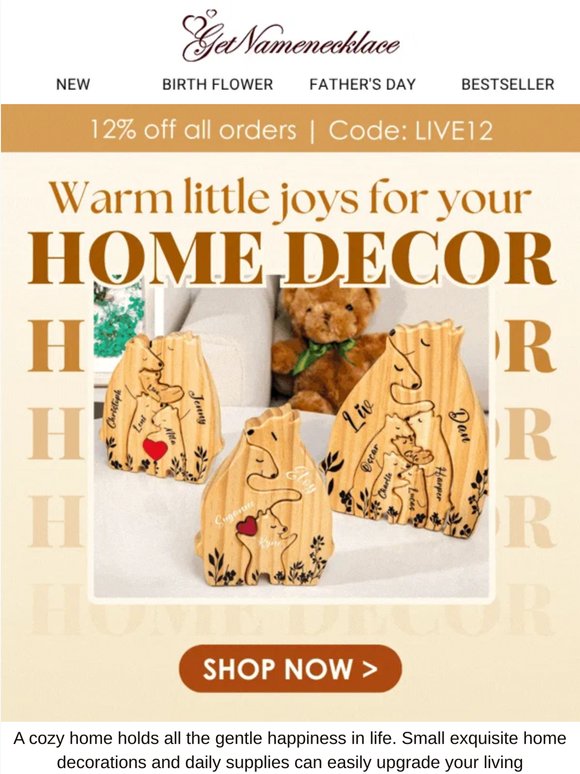 Warm little joys for your HOME DECOR