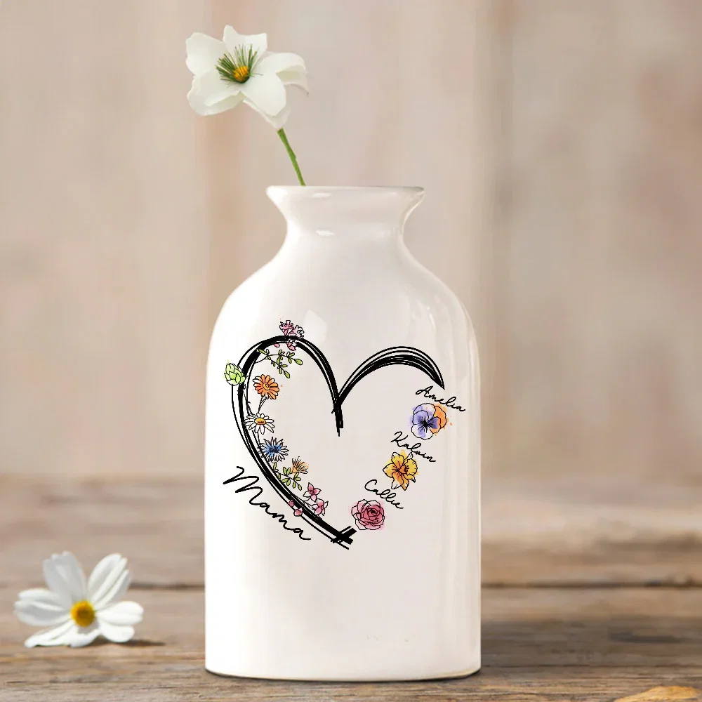 Flowers Ceramic Vase