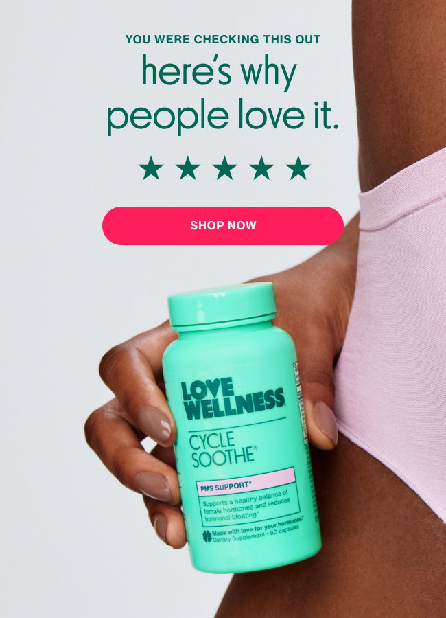 You were checking this out, here's why people love it. Shop Cycle Soothe®