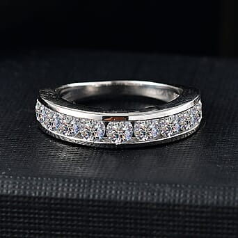 LUXURIANT 1.5 Ct. Lab Grown Diamond Half-Eternity Band Ring