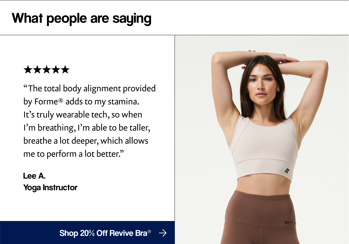 Shop 20% Off Revive Bra®