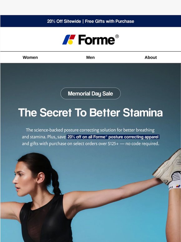 Better Posture = Better Breathing & Stamina