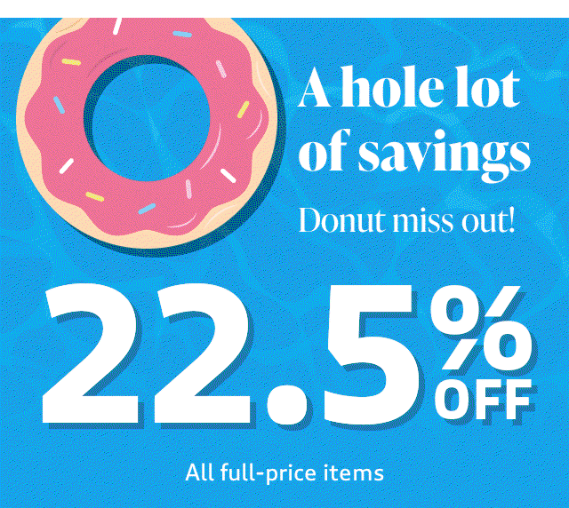 Massive savings to help you step into summer with style