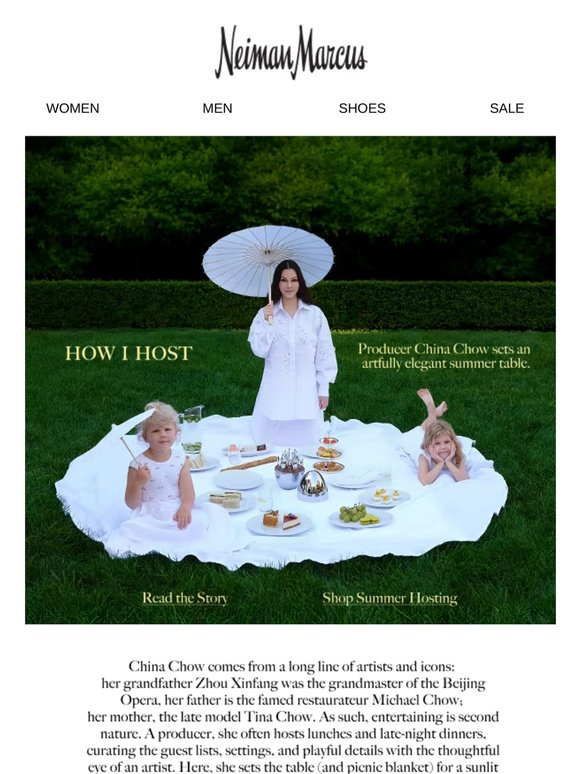 Summer hosting with China Chow