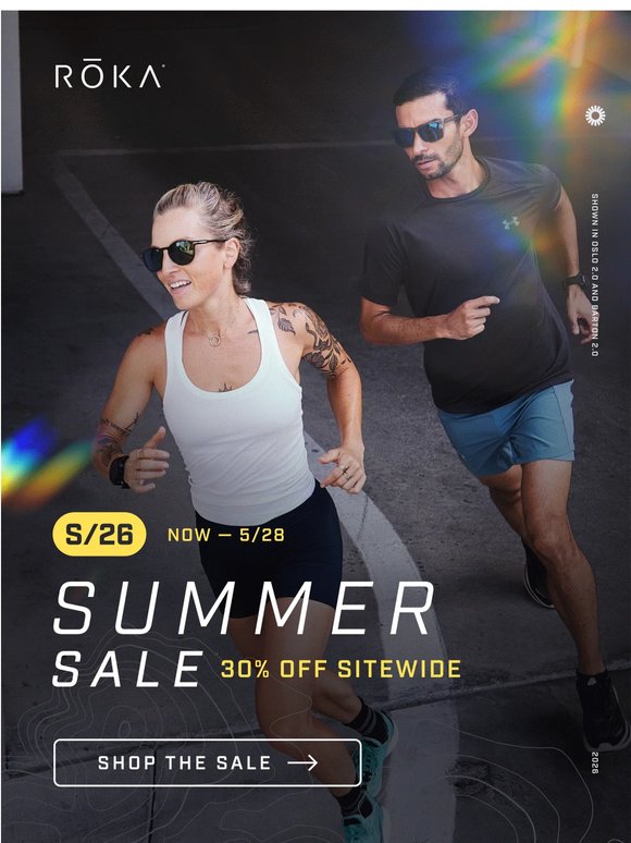 Summer is calling. And it’s bright out there.