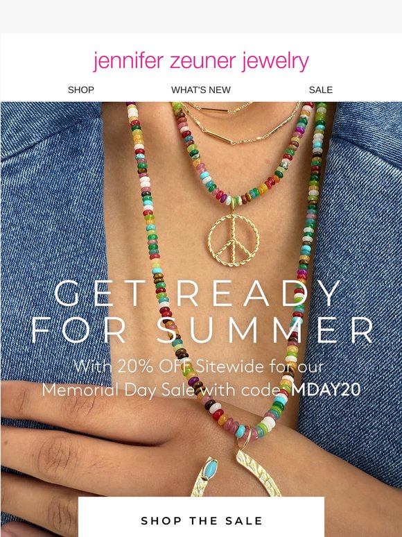 Your Long Weekend Reminder: 20% Off Everything