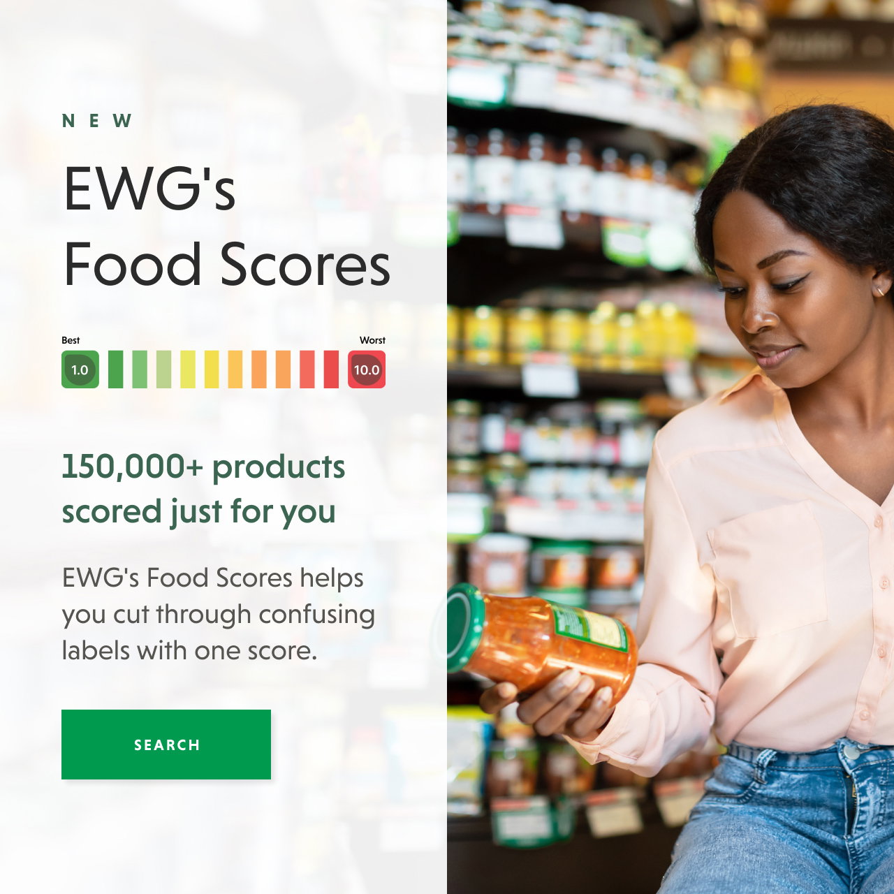 EWG's Food Scores - SEARCH
