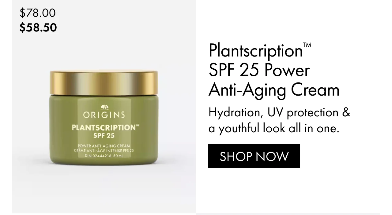 Plantscription™ SPF 25 Power Anti-Aging Cream | Hydration, UV protection & a youthful look all in one. | SHOP NOW | $58.50