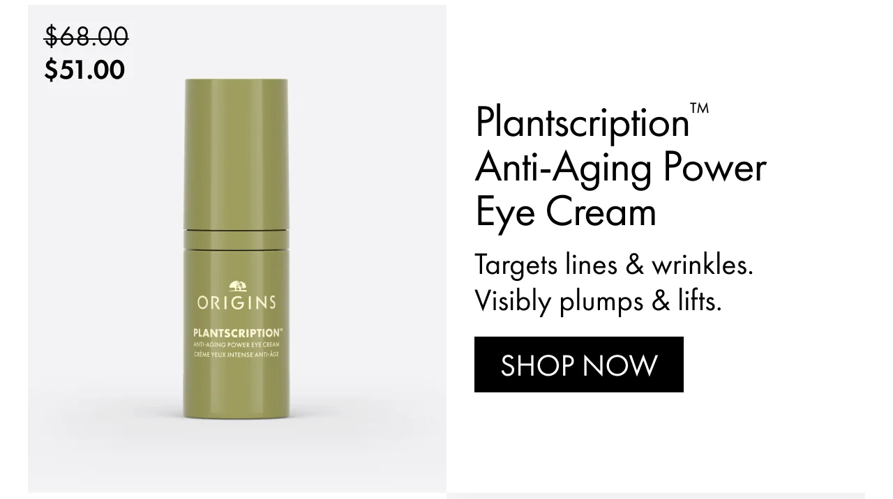 Plantscription™ Anti-Aging Power Eye Cream | Targets lines & wrinkles. Visibly plumps & lifts. | SHOP NOW | $51.00