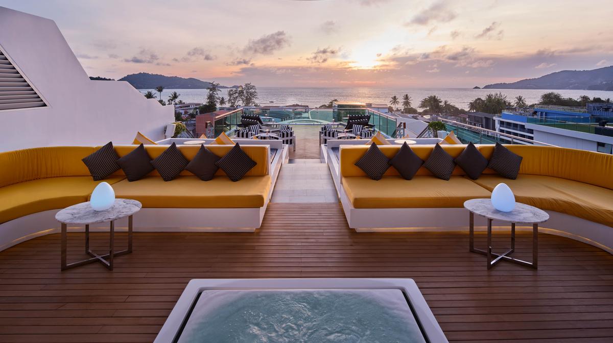 Coastal Phuket Escape with Daily Breakfast, Nightly Beers & Rooftop Lounge