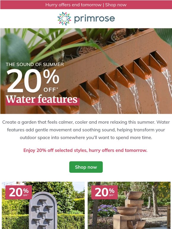 The sound of summer, 20% off